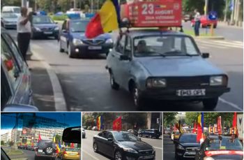 VIDEO Paradă de 23 august prin centrul Bucureștiului: „A fost frumos, ne-a aplaudat lumea“