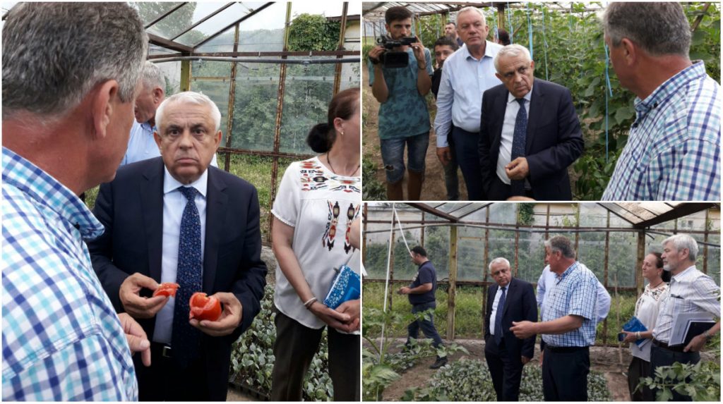 Petre Daea, ministrul Agriculturii, în vizită la Stațiunea de Cercetare-Dezvoltare pentru Legumicultură Buzău.