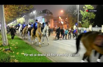 Furie și speranță pe străzile Bucureștiului