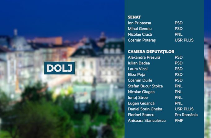 Candidații județului Dolj