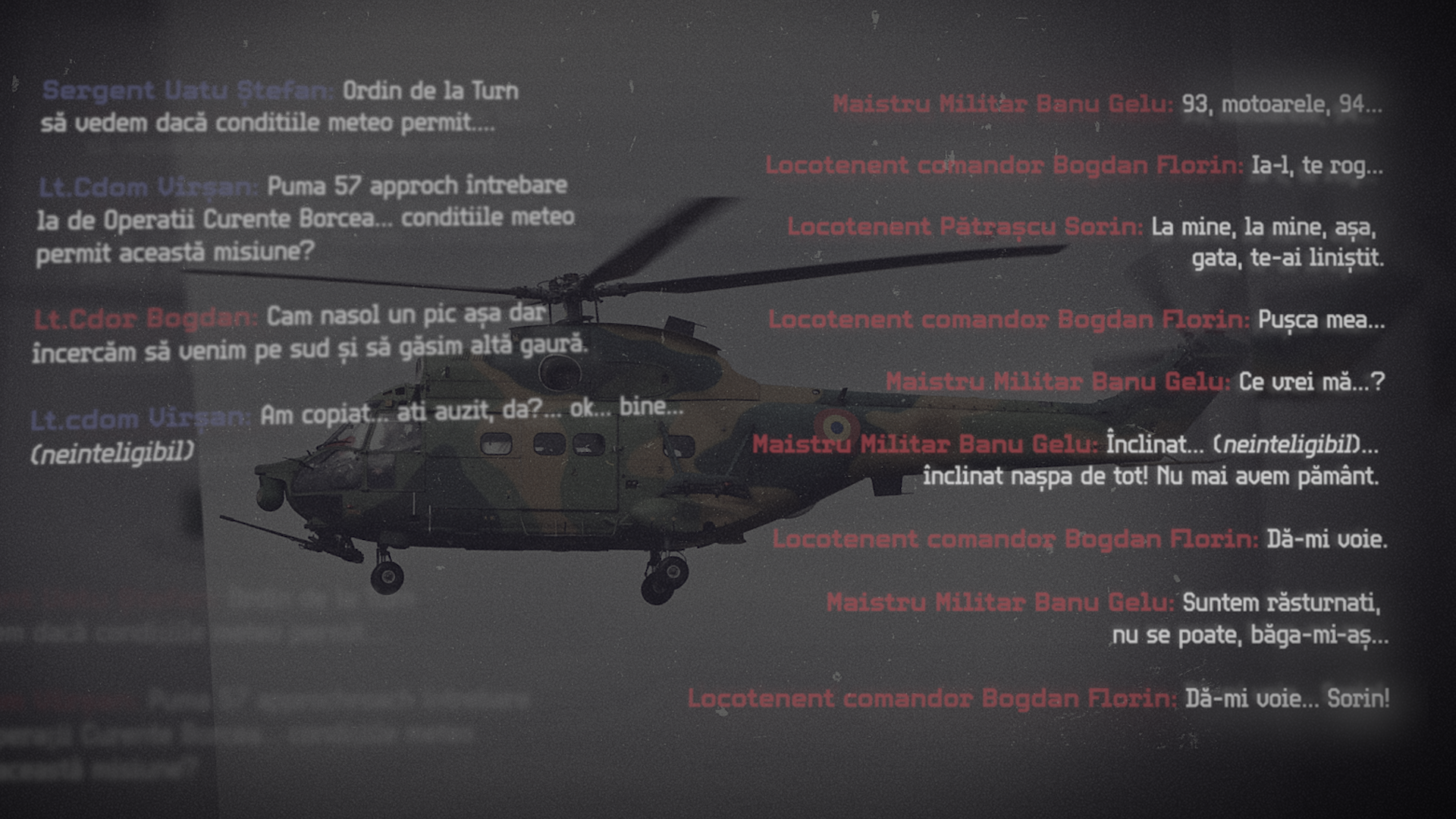 Cutia neagră a haosului din Armata Română: cum s-a prăbușit elicopterul care nu trebuia să decoleze