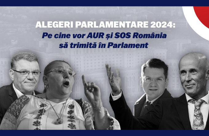 ALEGERI PARLAMENTARE 2024: Pe cine vor AUR și SOS să trimită în Parlament?