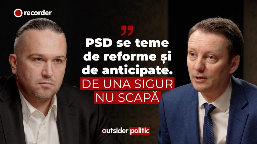 OUTSIDER POLITIC #9. Siegfried Mureșan: „PSD se teme de reforme și de anticipate. De una sigur nu scapă”