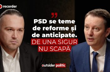 OUTSIDER POLITIC #9. Siegfried Mureșan: „PSD se teme de reforme și de anticipate. De una sigur nu scapă”