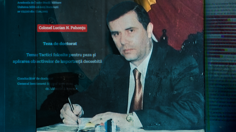 ANALIZĂ RECORDER. O treime din lucrarea de doctorat a lui Lucian Pahonțu este plagiată