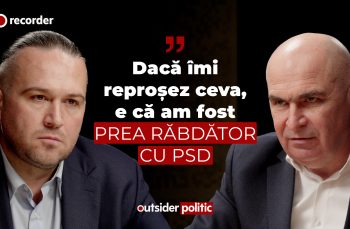 OUTSIDER POLITIC #14. Ilie Bolojan: „Dacă îmi reproșez ceva, e că am fost prea răbdător cu PSD”
